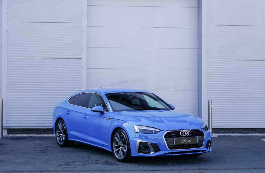 Audi A5 2.0 Tdi 40 S Line Blue #2