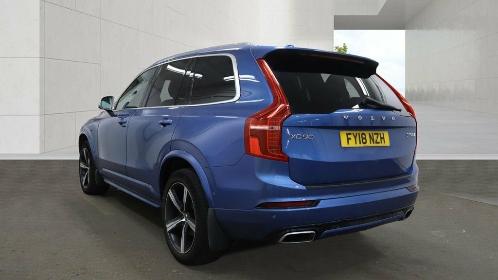 Volvo XC90 2L R-design Blue #4