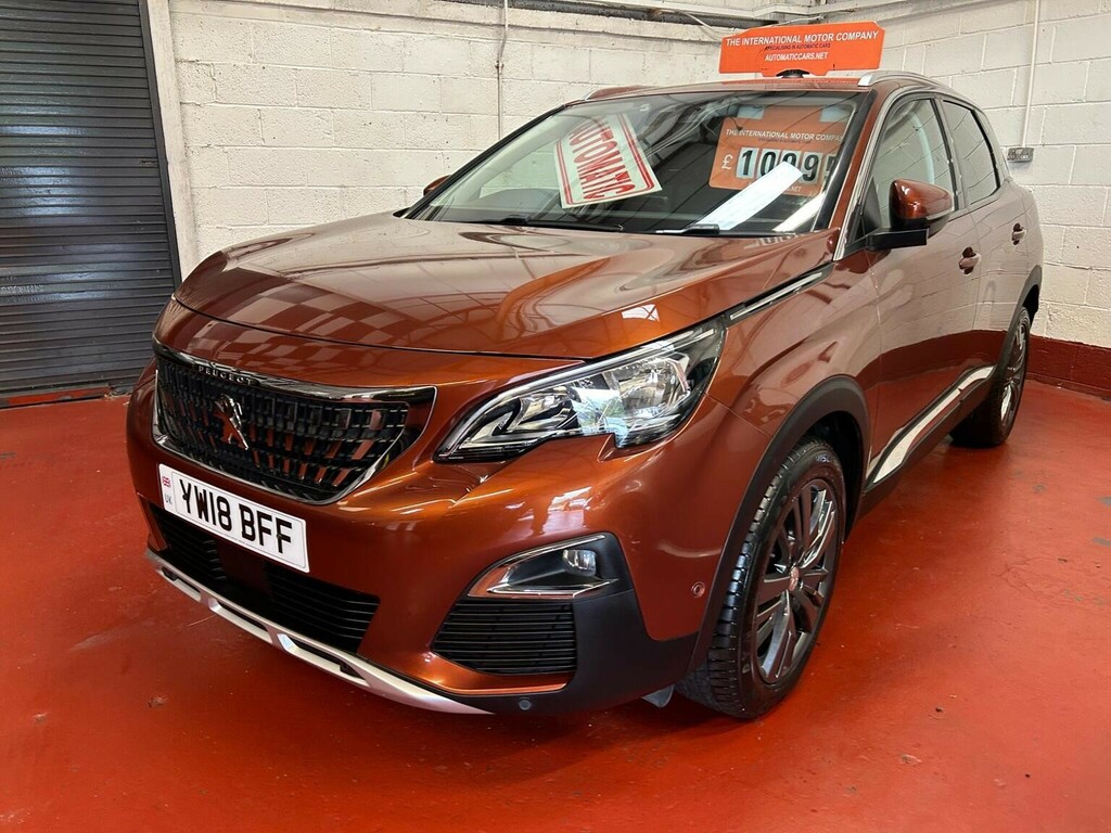 Peugeot 3008 Suv 1.2 Puretech Allure Eat Euro 6 Ss 2018 YW18BFF Brown #2
