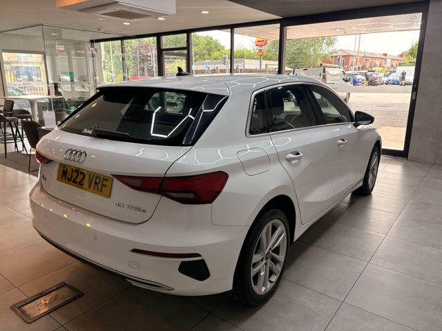 Audi A3 2022 1.4 Tfsie 40 Sport Sportback S Tronic Euro 6 MJ22VRF White #4