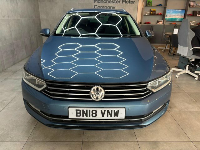 Volkswagen Passat 2018 1.6 Tdi Se Business Dsg Euro 6 Ss Blue #5