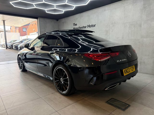 Mercedes-Benz CLA Class 2023 2.0 Cla220d Amg Line Night Edition Premium P Black #2