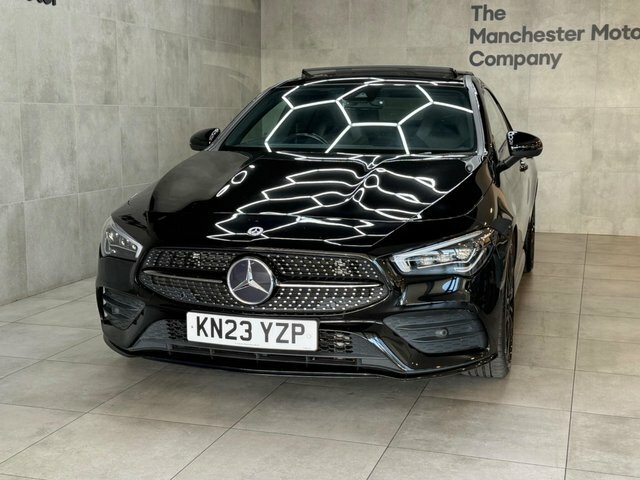 Mercedes-Benz CLA Class 2023 2.0 Cla220d Amg Line Night Edition Premium P Black #4