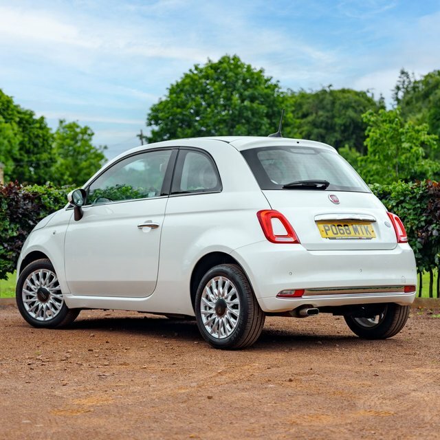Fiat 500 1.2 Lounge Hatchback Euro 6 S S White