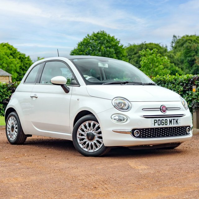 Fiat 500 1.2 Lounge Hatchback Euro 6 S S PO68MTK White #2