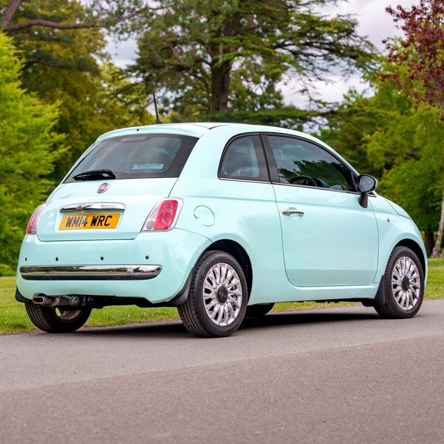 Fiat 500 1.2 Lounge Hatchback Euro 6 S S WM14WRC Green #2