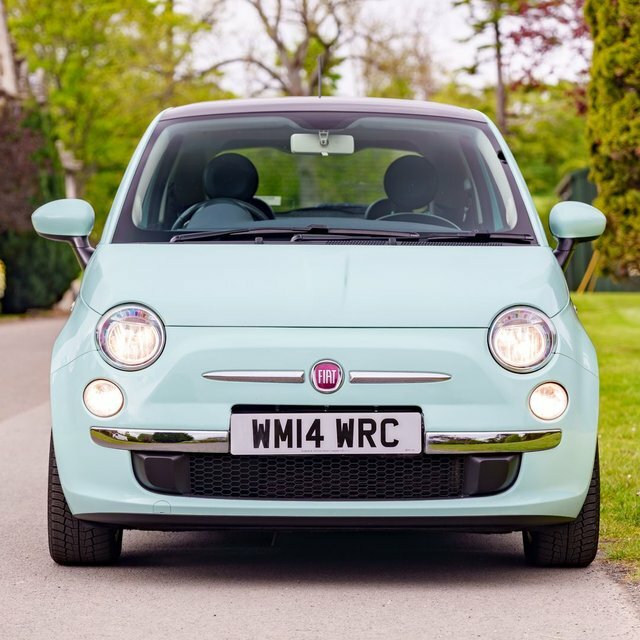 Fiat 500 1.2 Lounge Hatchback Euro 6 S S WM14WRC Green #3