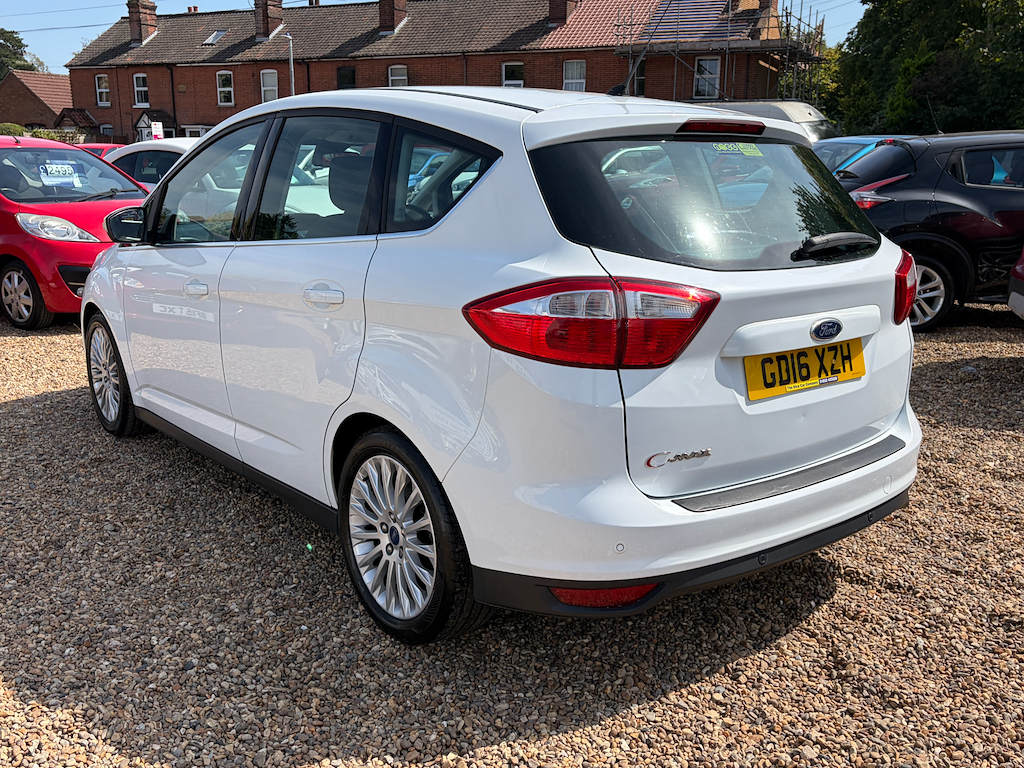 Ford C-Max 1.6 L Titanium Tdci GD16XZH White #5