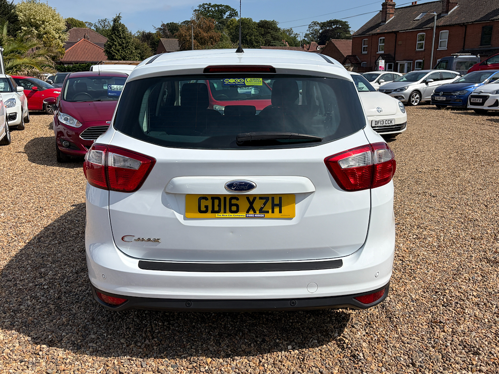 Ford C-Max 1.6 L Titanium Tdci GD16XZH White #6