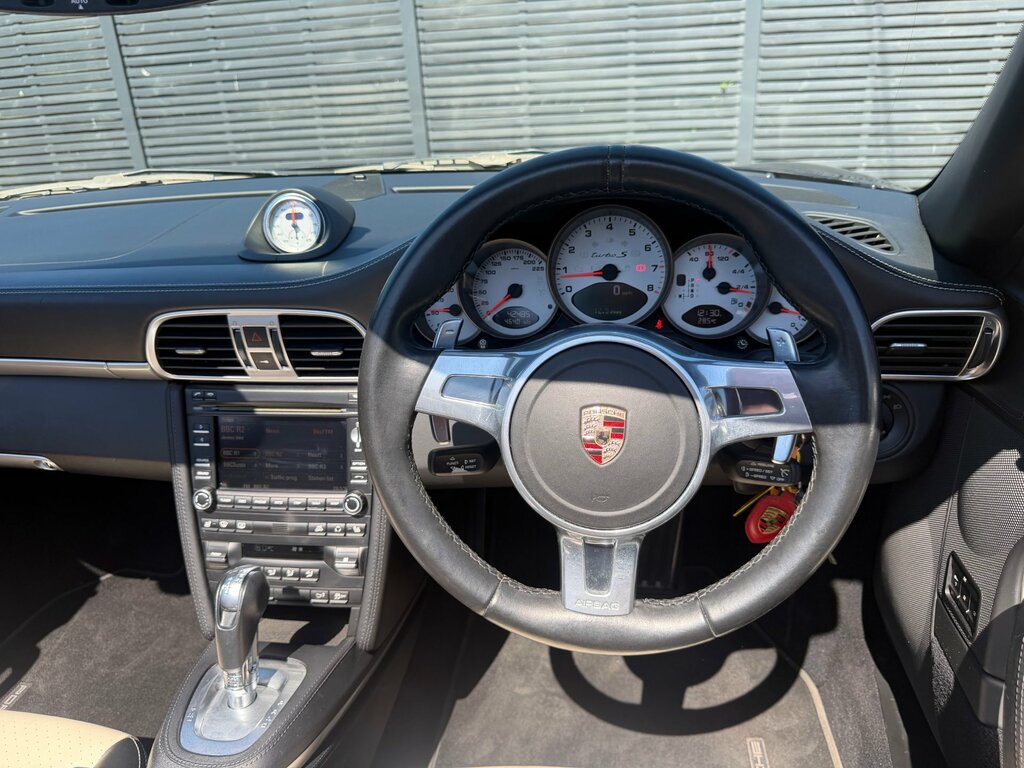Porsche 911 3.8 997 Turbo S Cabriolet Pdk Black #5