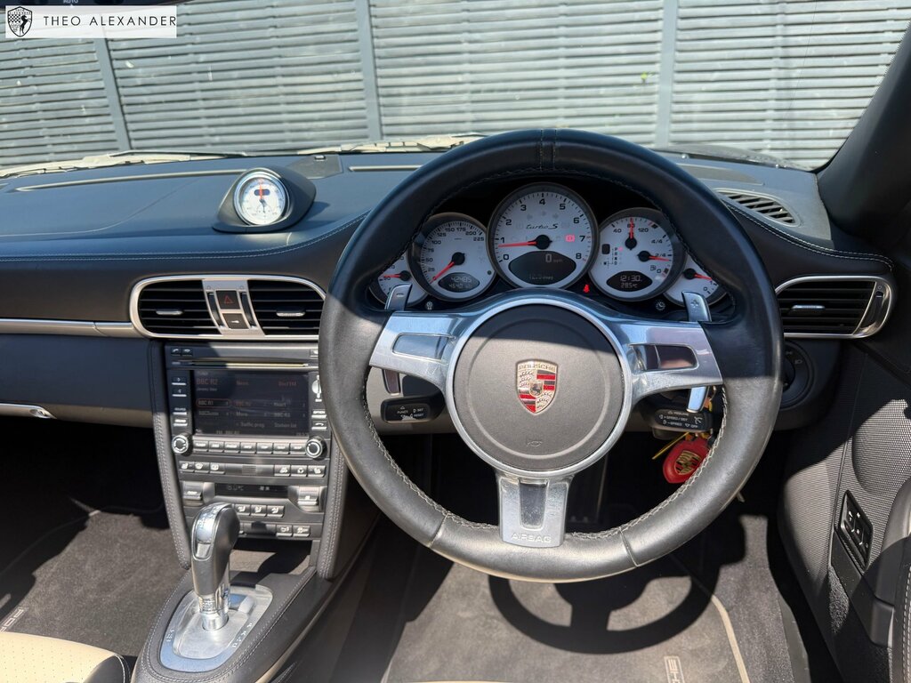 Porsche 911 3.8 997 Turbo S Cabriolet Pdk Black #5