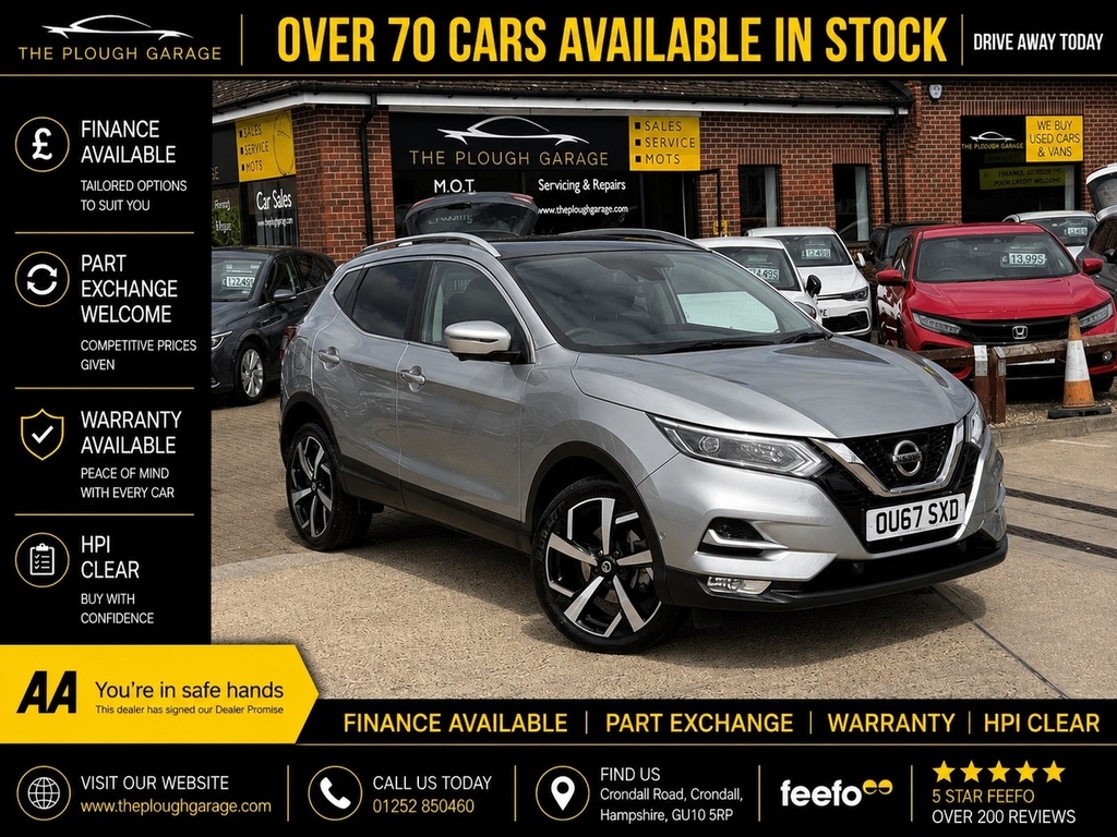 Nissan Qashqai 1.2 Dig-t Tekna Suv Xtron Euro 6 Ss Silver