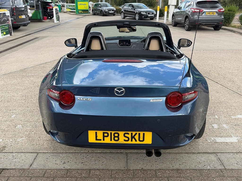 Mazda MX-5 2.0 Skyactiv-g Sport Nav Convertible Ma LP18SKU Blue #6