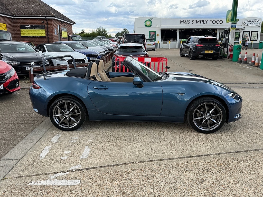 Mazda MX-5 2.0 Skyactiv-g Sport Nav Convertible Ma LP18SKU Blue #4