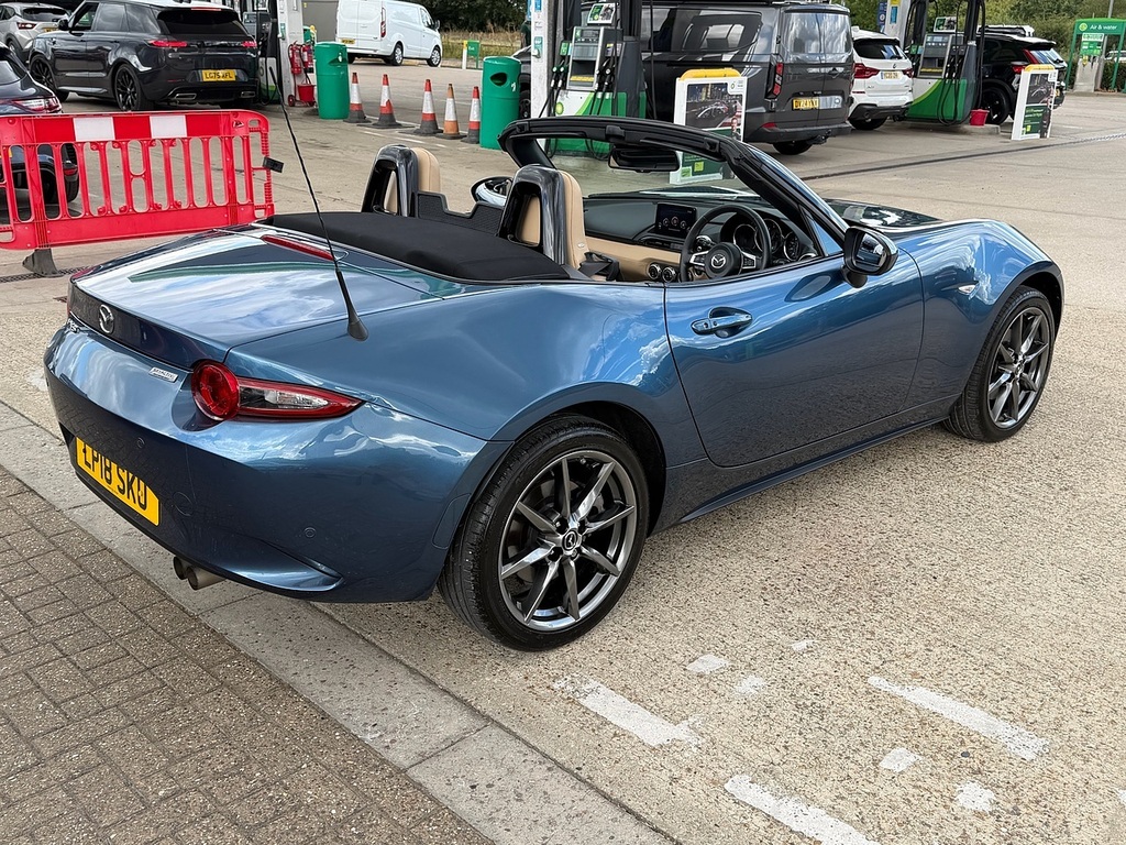 Mazda MX-5 2.0 Skyactiv-g Sport Nav Convertible Ma LP18SKU Blue #5