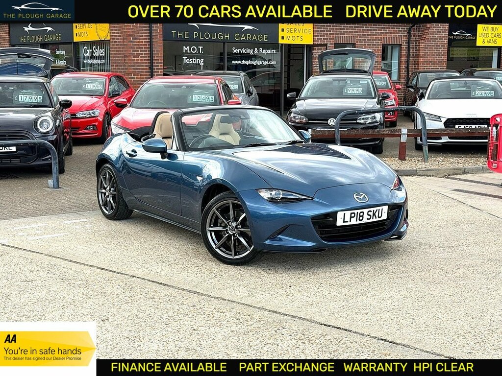 Mazda MX-5 2.0 Skyactiv-g Sport Nav Convertible Ma LP18SKU Blue