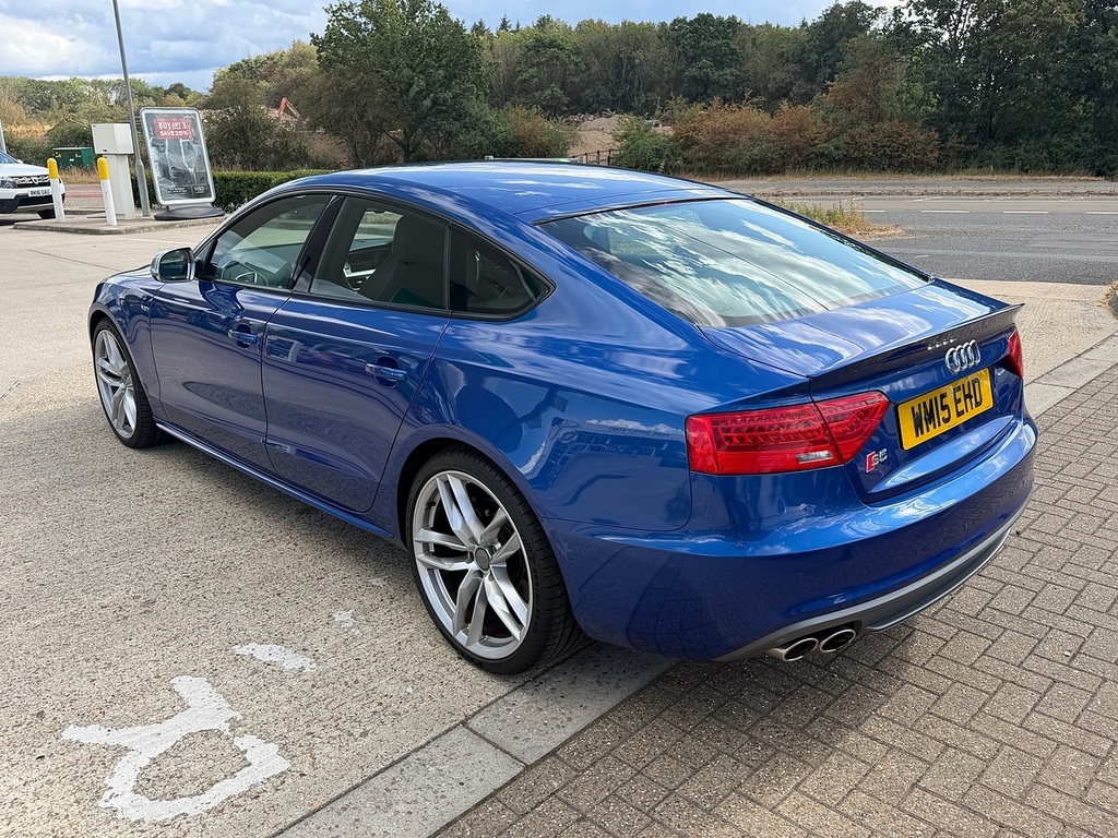 Audi S5 3.0 Tfsi V6 Sportback S Tronic Quattro WM15EHD Blue #5