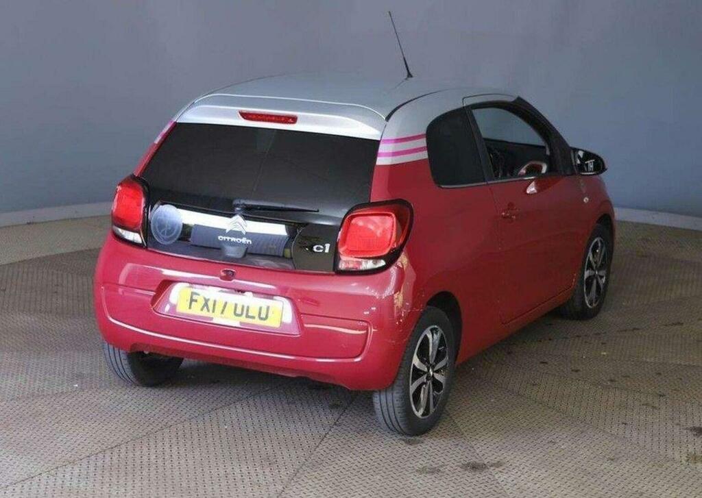 Citroen C1 1.2 Puretech Flair Edition Euro 6 FX17OLO Red #2