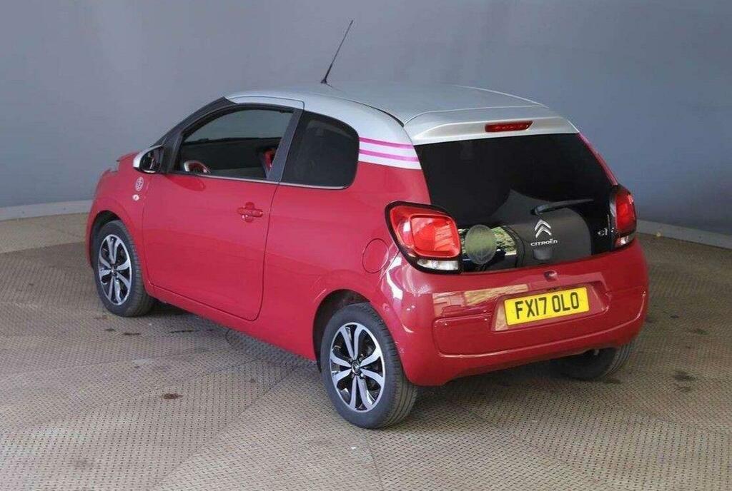 Citroen C1 1.2 Puretech Flair Edition Euro 6 FX17OLO Red #4