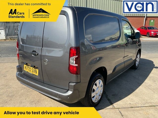 Vauxhall Combo 1.5 Turbo D 2000 Sportive Panel Van Man KV70SVN Grey #3