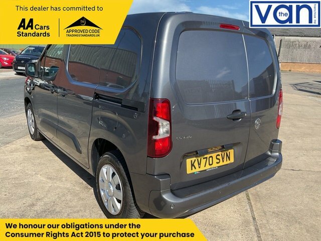 Vauxhall Combo 1.5 Turbo D 2000 Sportive Panel Van Man KV70SVN Grey #5