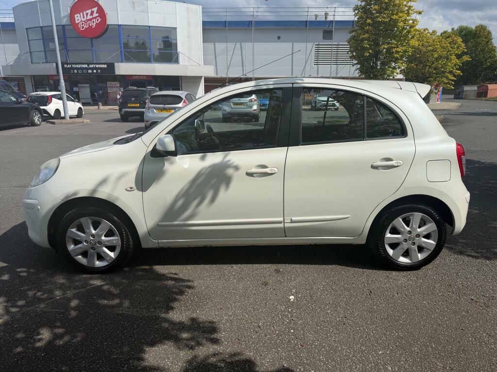 Nissan Micra 1.2 Dig-s Tekna Cvt Euro 5 Ss White #5