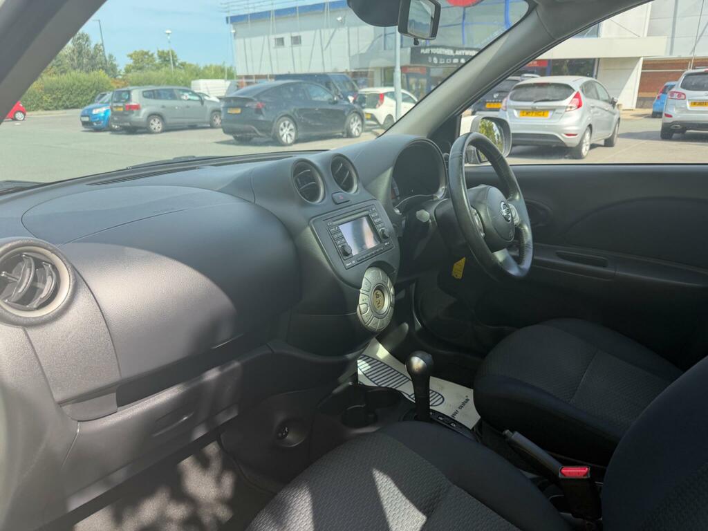 Nissan Micra 1.2 12V Visia Cvt Euro 5 Black #9