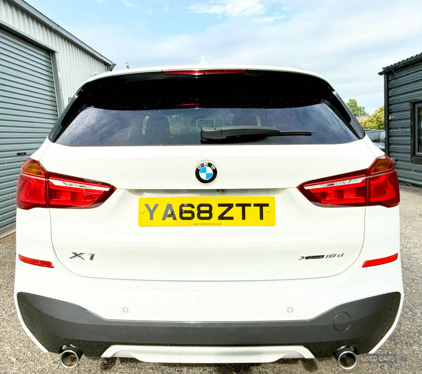 BMW X1 Xdrive 18D M Sport White #4