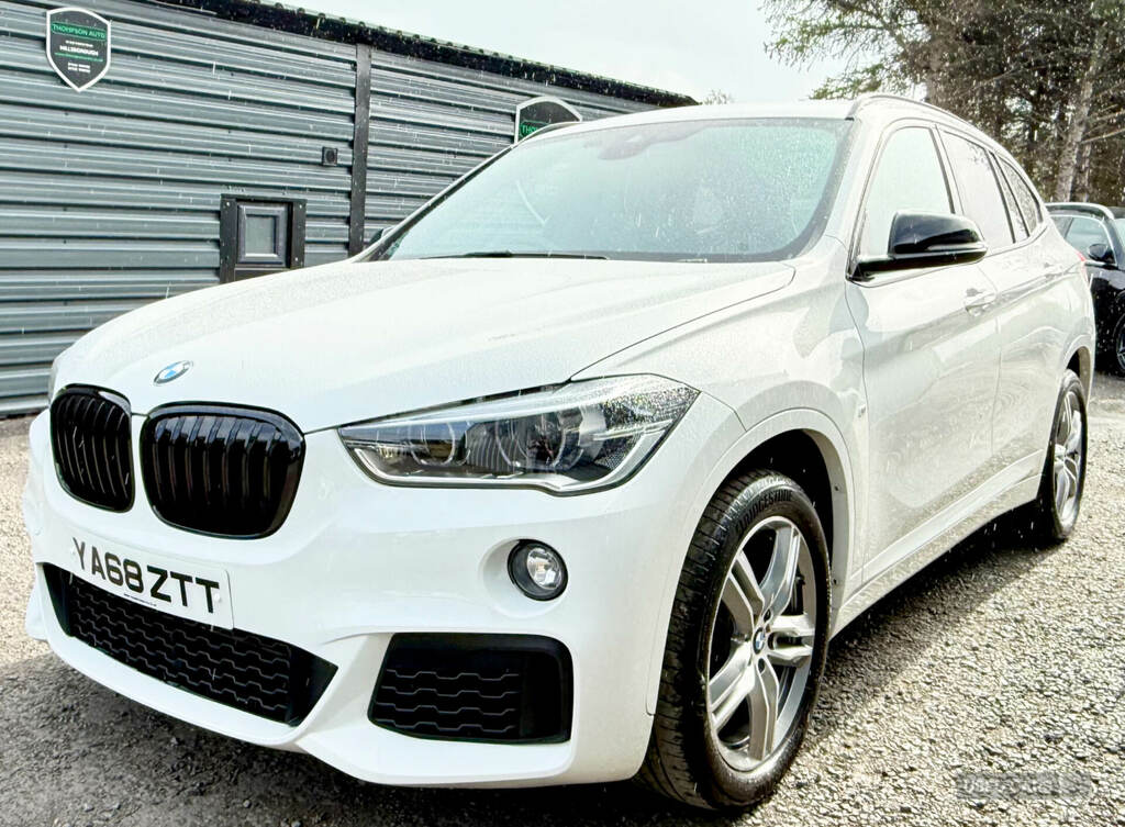 BMW X1 Xdrive 18D M Sport White #6