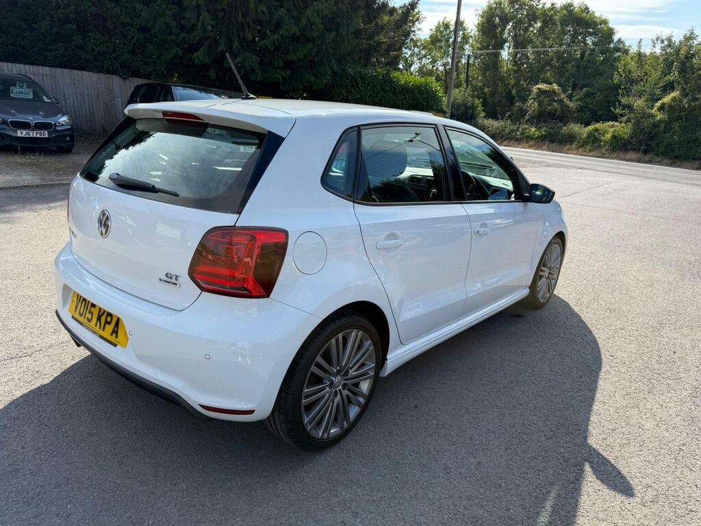Volkswagen Polo 1.4 Tsi Bluemotion Tech Act Bluegt Dsg Euro 6 Ss VO15KPA White #6
