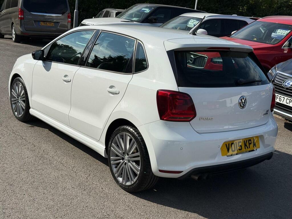 Volkswagen Polo 1.4 Tsi Bluemotion Tech Act Bluegt Dsg Euro 6 Ss VO15KPA White #4