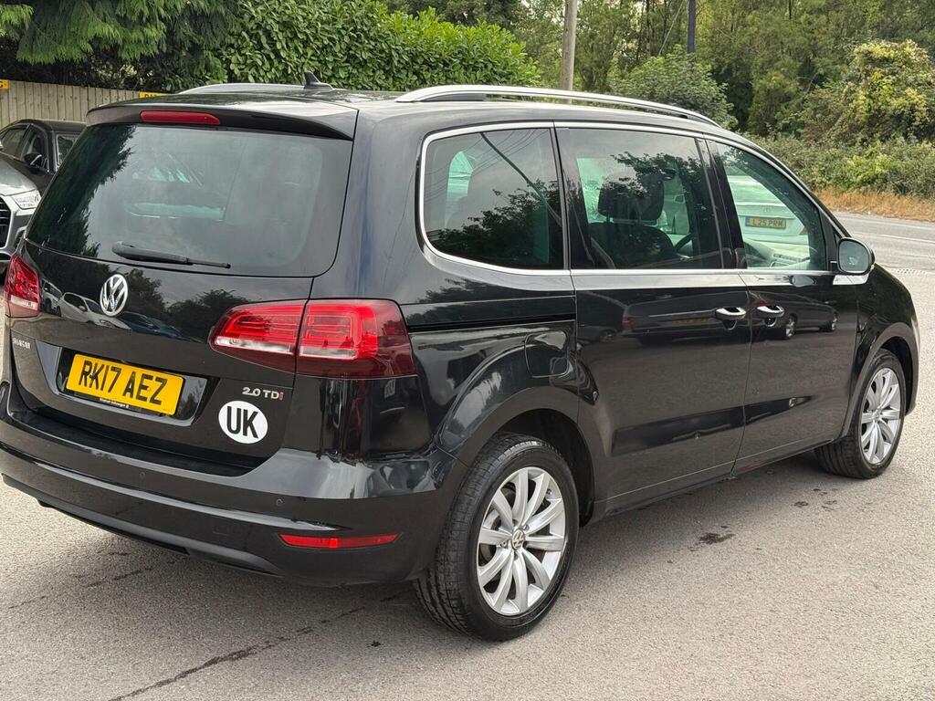 Volkswagen Sharan Mpv 2.0 Tdi Bluemotion Tech Sel Dsg Euro 6 Ss 5 RK17AEZ Black #6