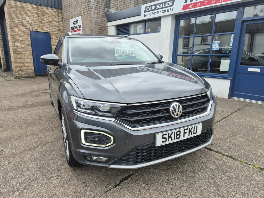Volkswagen T-Roc 2.0 Tsi Sel 2018 SK18FKU Grey #2