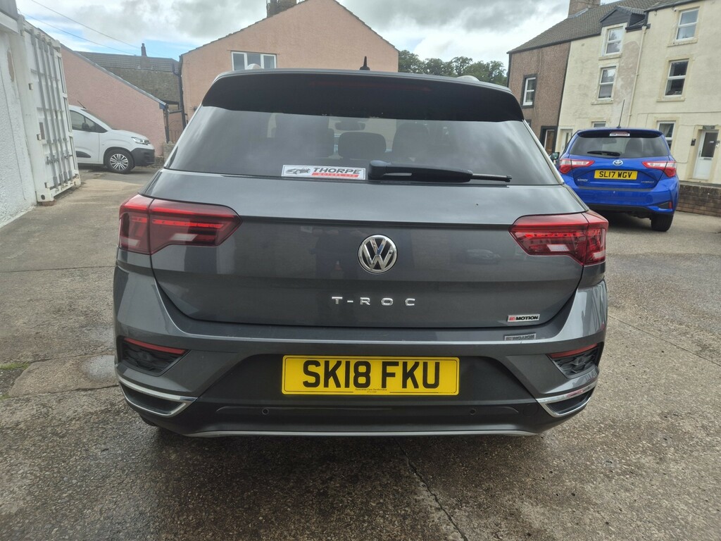 Volkswagen T-Roc 2.0 Tsi Sel 2018 SK18FKU Grey #5