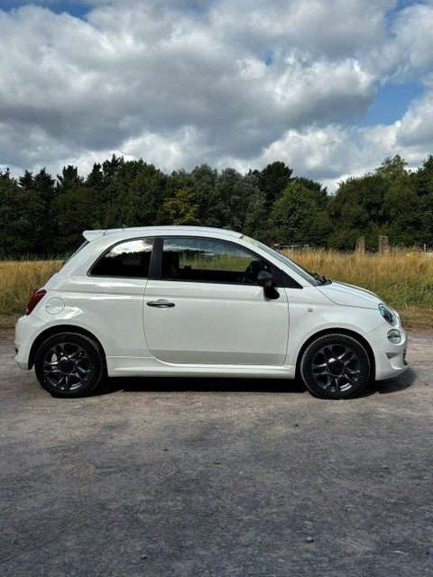 Fiat 500 S White #2