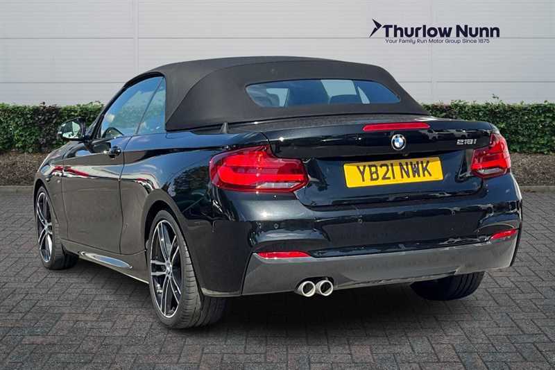 BMW 2 Series 2.0 218I M Sport Convertible Eur YB21NWK Black #5
