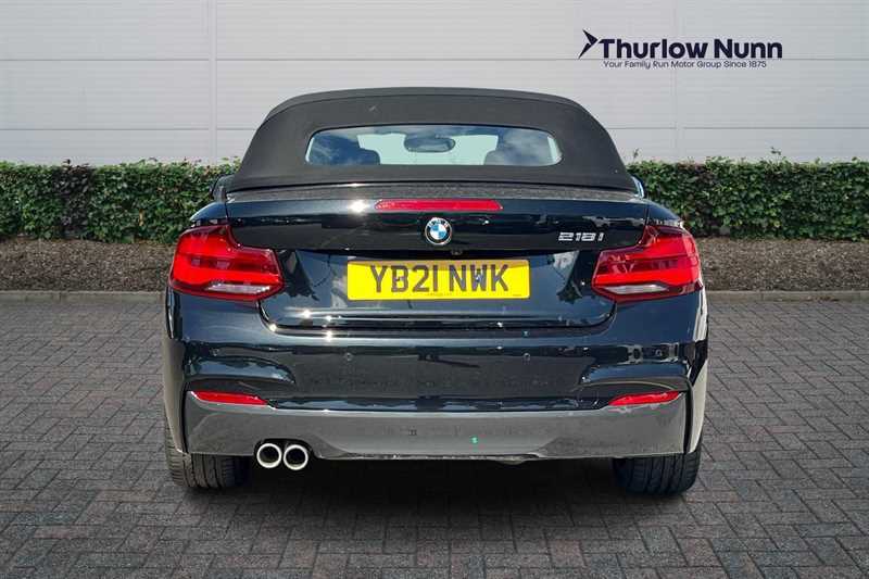 BMW 2 Series 2.0 218I M Sport Convertible Eur YB21NWK Black #4