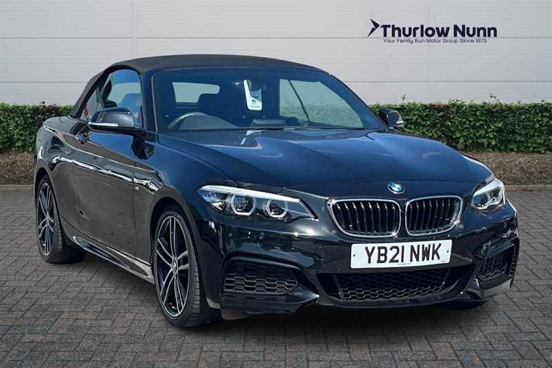 BMW 2 Series 2.0 218I M Sport Convertible Eur YB21NWK Black