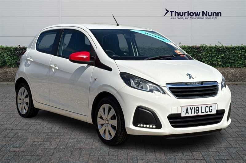 Peugeot 108 1.0 Active Hatchback Euro 6 68 AY18LCG White