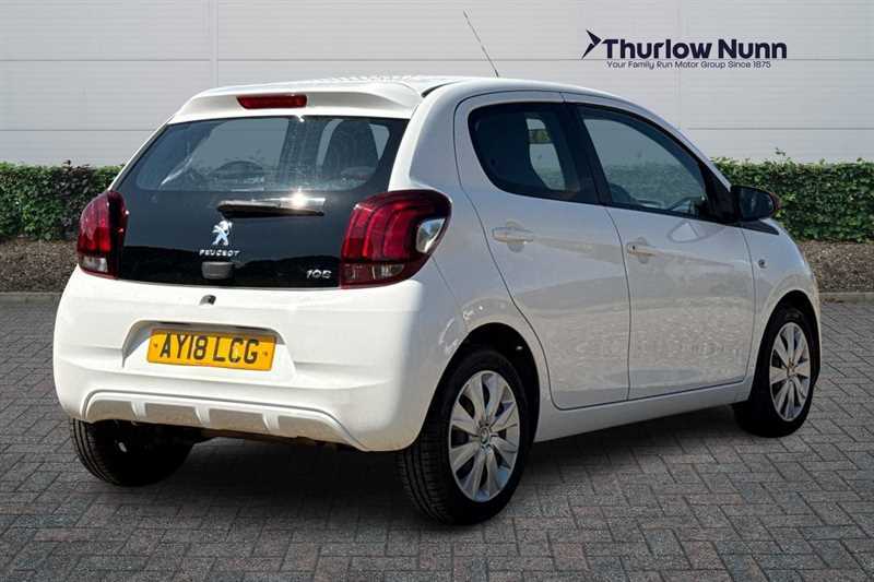 Peugeot 108 1.0 Active Hatchback Euro 6 68 AY18LCG White #3