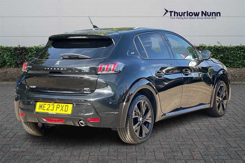 Peugeot 208 1.2 Puretech Gt Hatchback Euro 6 ME23PXD Black #3
