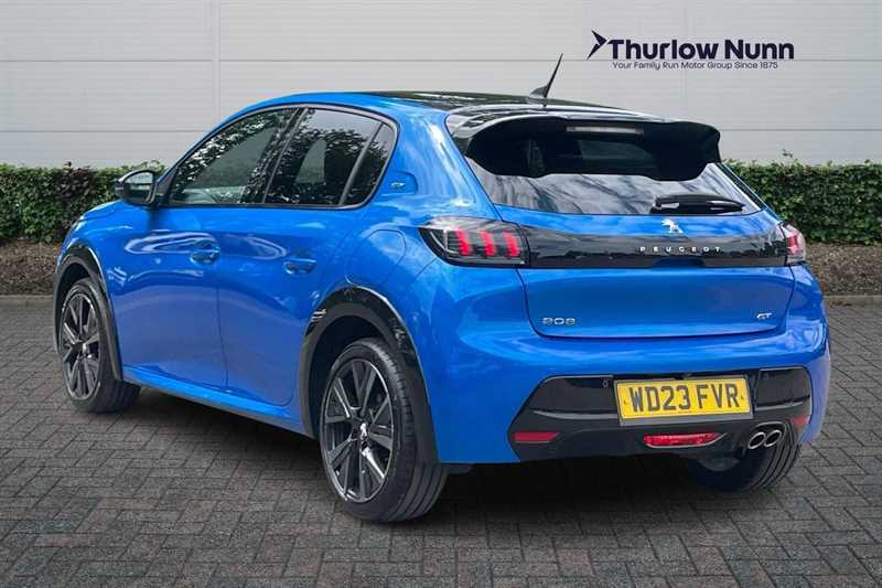Peugeot 208 1.2 Puretech Gt Hatchback Eat Euro 6 S WD23FVR Blue #5