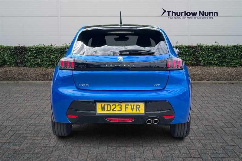 Peugeot 208 1.2 Puretech Gt Hatchback Eat Euro 6 S WD23FVR Blue #4