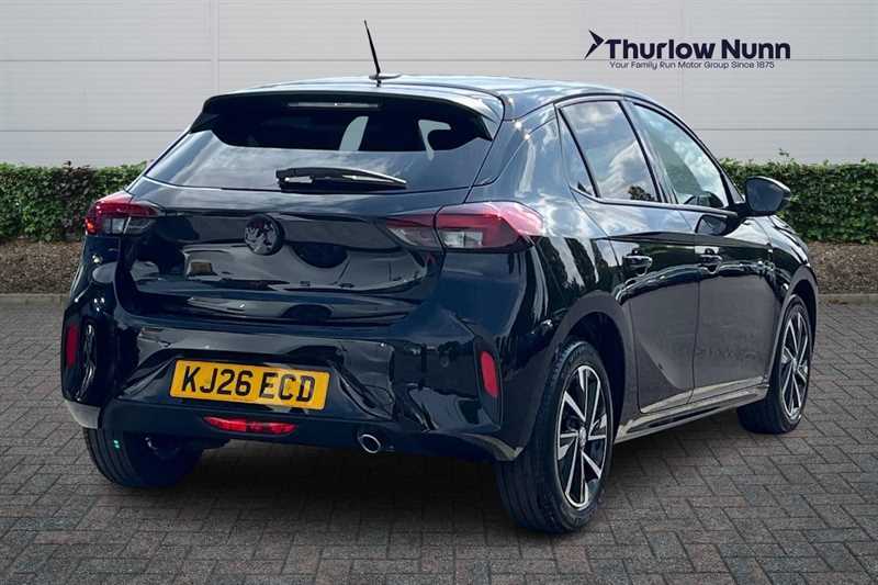 Vauxhall Corsa 1.2 Turbo Yes Hatchback Euro 6 KJ26ECD Black #3