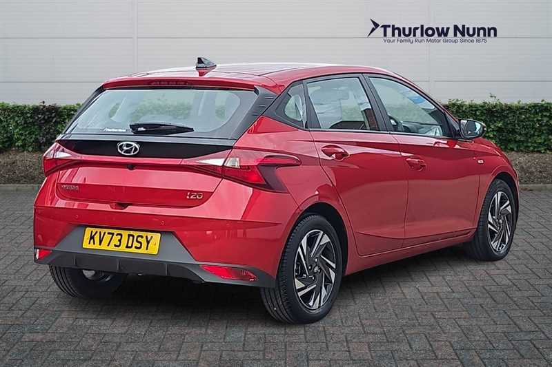 Hyundai I20 1.0 T-gdi Mhev Se Connect Hatchback Hyb KV73DSY Red #3