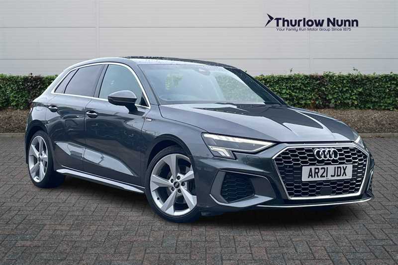 Audi A3 1.5 Tfsi 35 S Line Sportback S Tronic E Grey