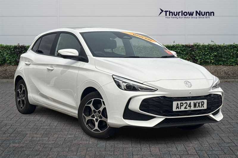 MG MG3 1.5 Hybrid Trophy Hatchback Hybrid Aut White