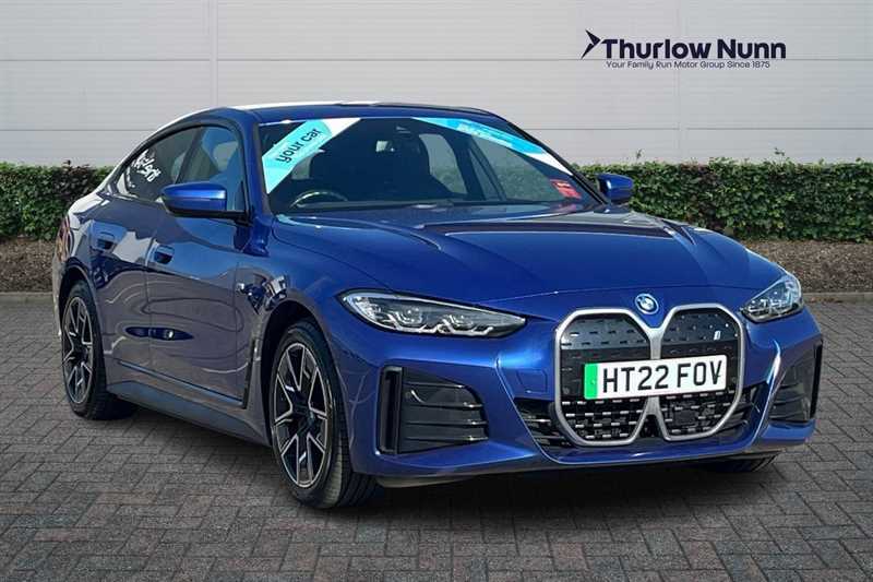 BMW i4 40 83.9Kwh M Sport Gran Coupe Ed Blue