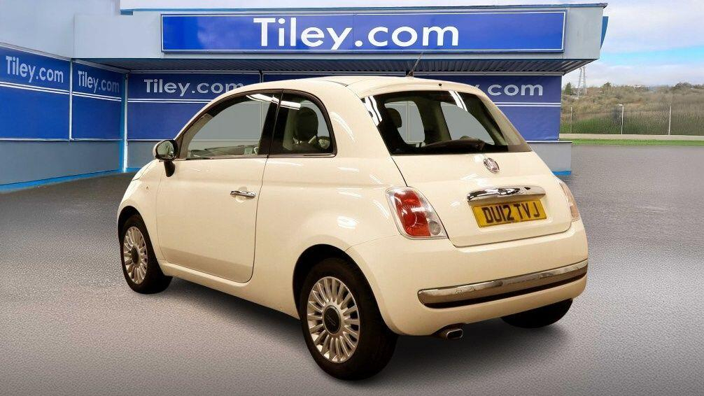 Fiat 500 1.2 Lounge Euro 5 Ss White #5