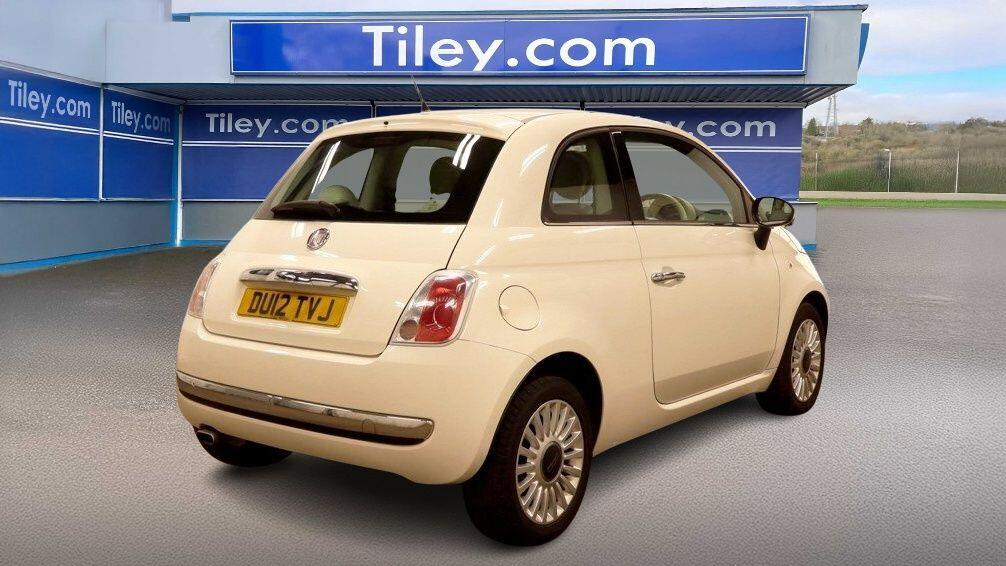 Fiat 500 1.2 Lounge Euro 5 Ss White #6